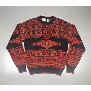 The Mens Store Sears Sweater Mens Medium. ‎ Vintage Geometric Crew Neck Acrylic